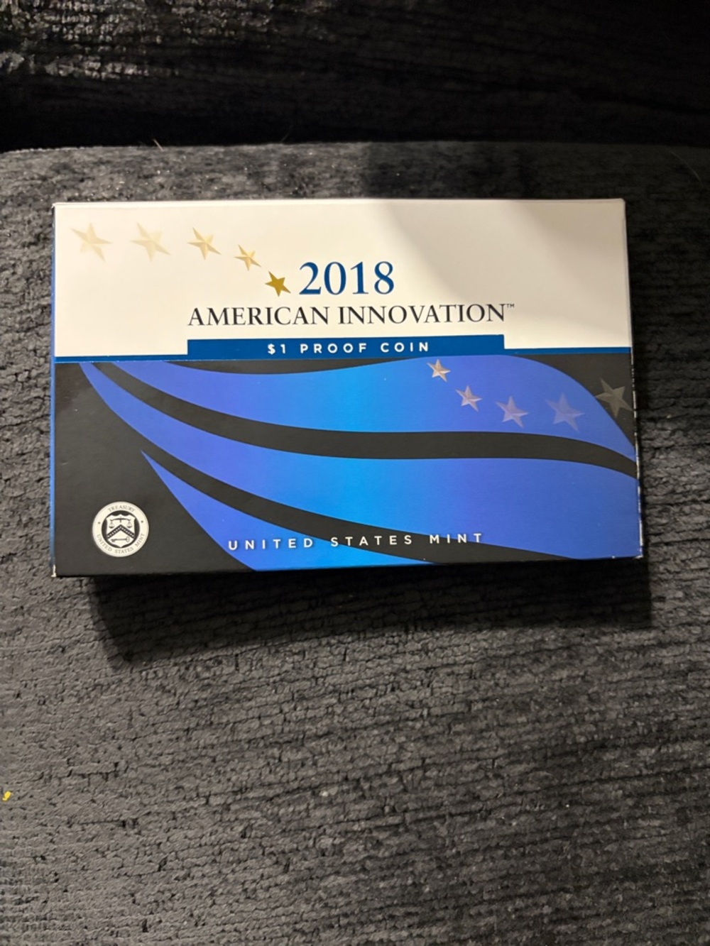 United States Mint 2018 American Innovation $1 Proof Coin Set - Blue
